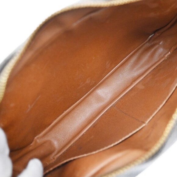 LOUIS VUITTON Compiegne 28 Clutch Hand Bag Monogram Leather Brown - Picture 7 of 16